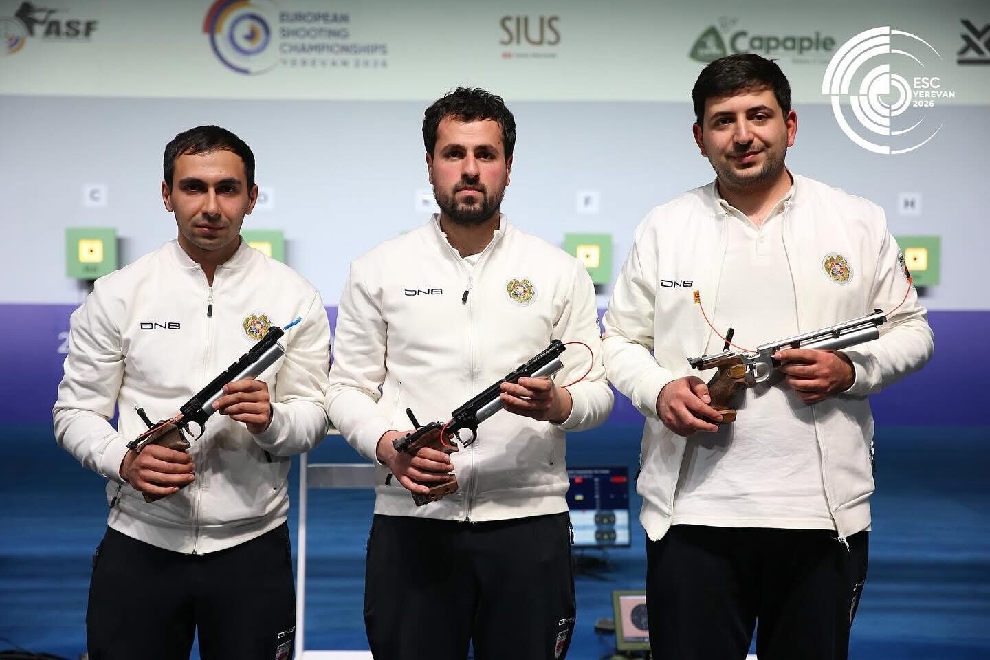 Сборная Армении по стрельбе завоевала 13-ю медаль на Чемпионате Европы