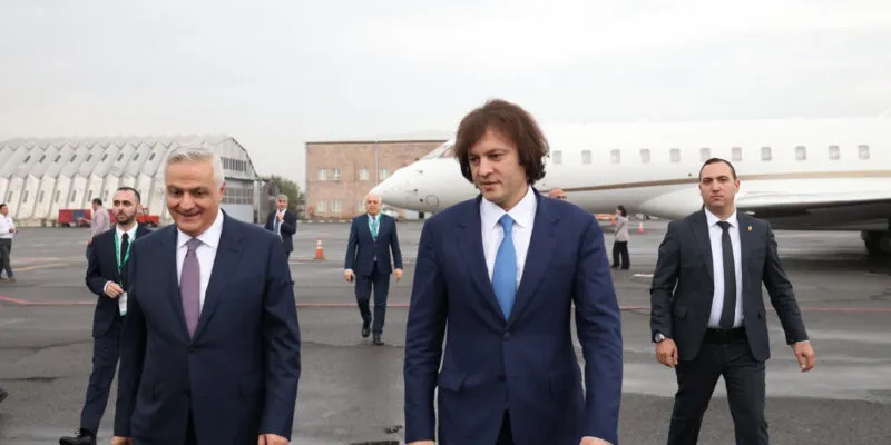 Ираклий Кобахидзе прибыл в Армению на 17-ю конференцию ООН по биоразнообразию