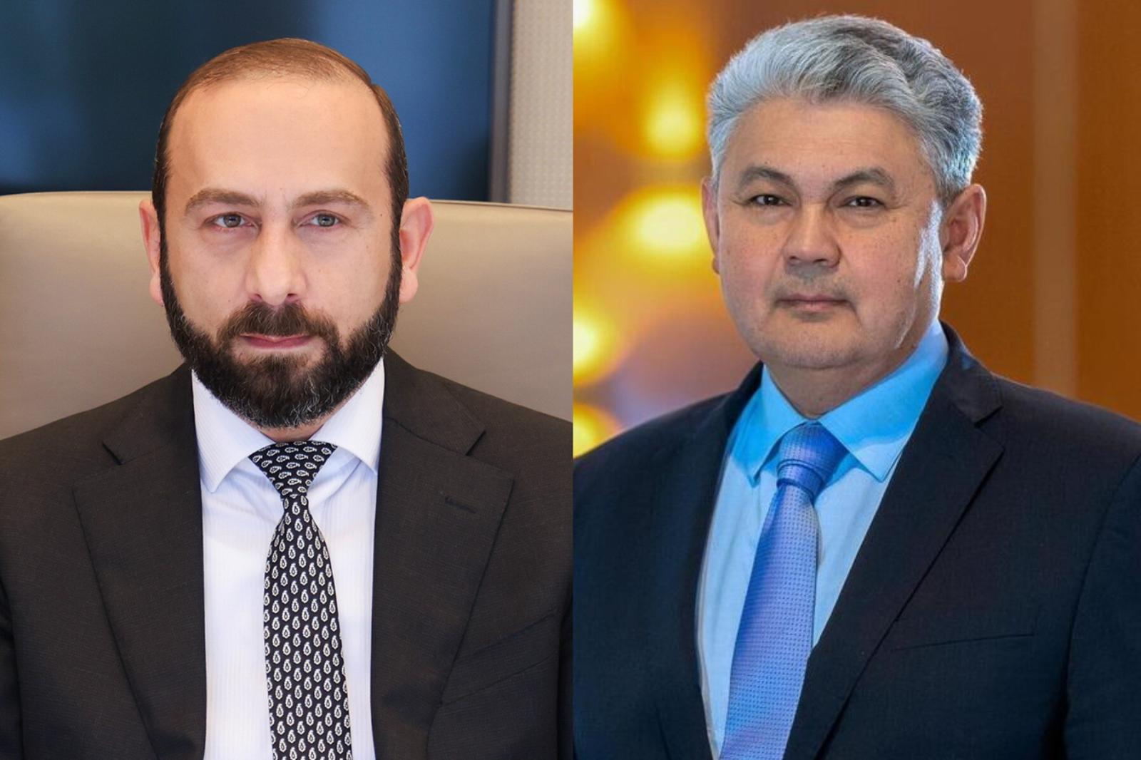 Состоялся телефонный разговор глав МИД Армении и Казахстана