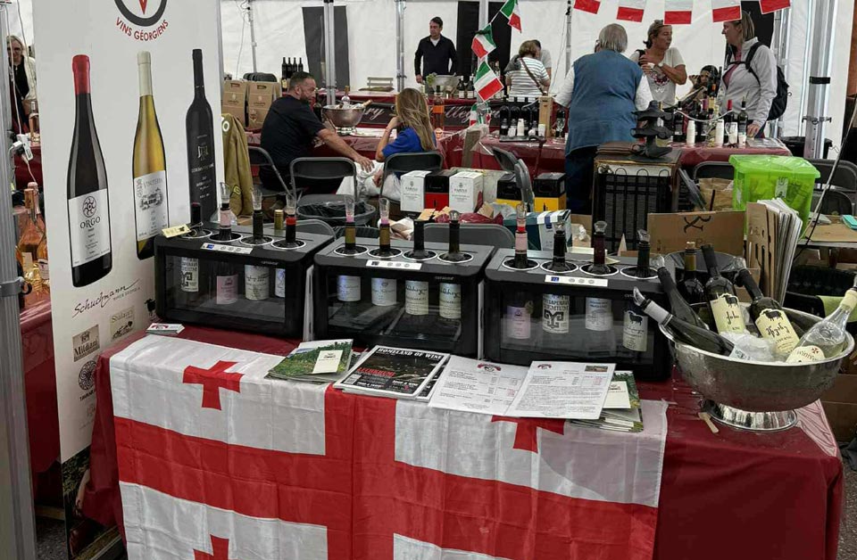 При поддержке Национального агентства вина, грузинское вино было представлено на гастрономическом фестивале во Франции
