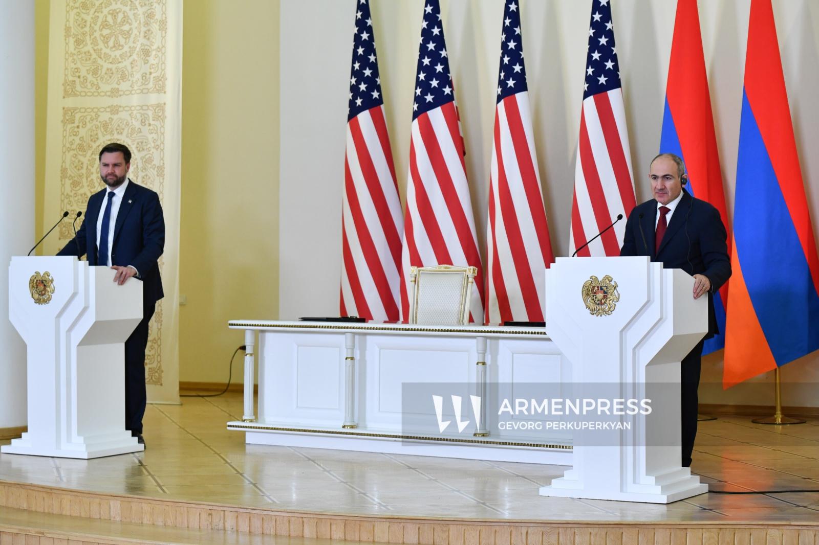 Сотрудничество между Арменией и США направлено на мир и стабильность: Пашинян