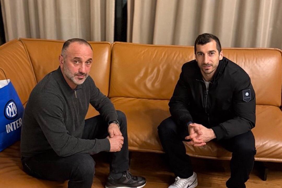 Егише Меликян встретился с Генрихом Мхитаряном в Милане