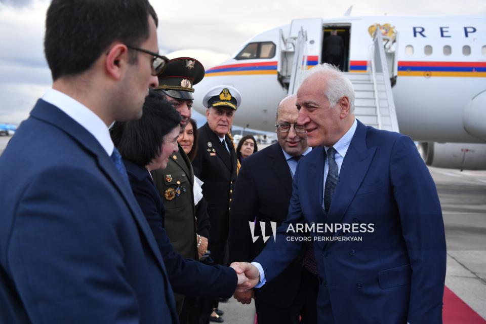 Президент Армении с государственным визитом прибыл в Грецию