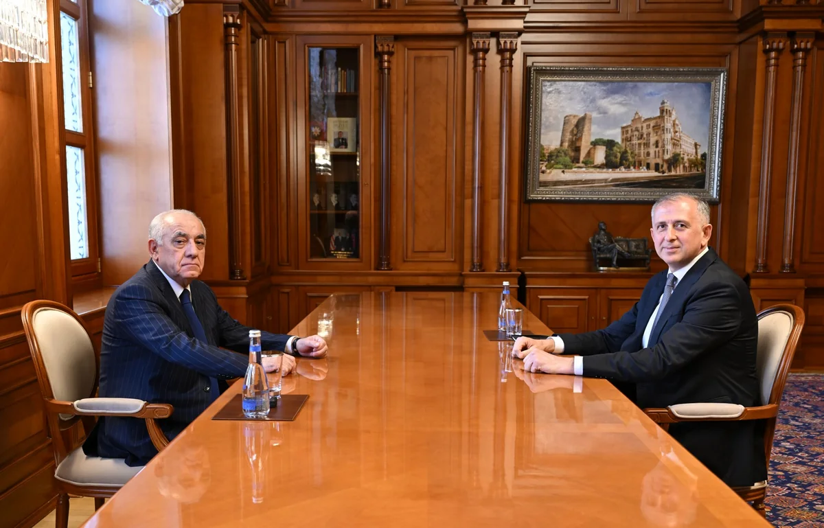 Али Асадов принял посла Грузии в связи с окончанием дипмиссии в Азербайджане