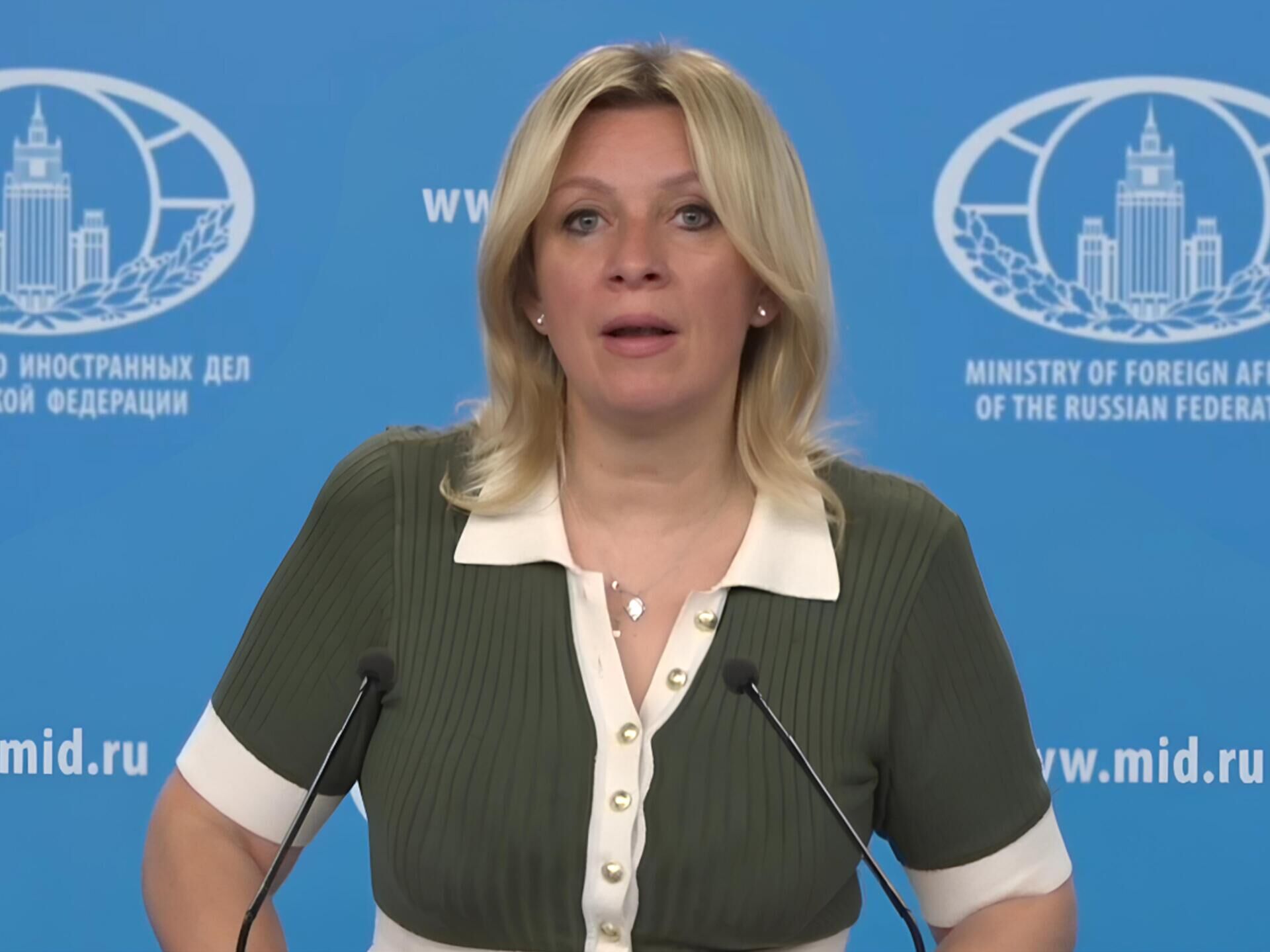 Захарова заявила, что Армения уведомлена о возможной денонсации газового соглашения в случае вступления в ЕС