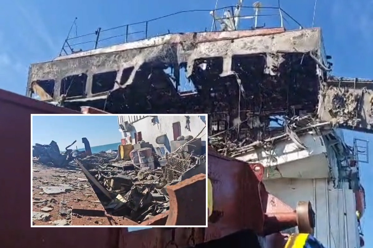 Пять азербайджанских моряков погибли после атаки дронов на суда в Азовском море