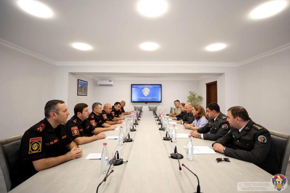 Начальник Департамента военной полиции Сил обороны Грузии находится в Армении с трехдневным визитом