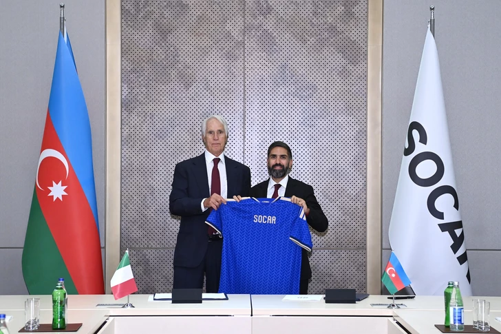 Азербайджанский SOCAR стал главным энергетическим спонсором сборных Италии